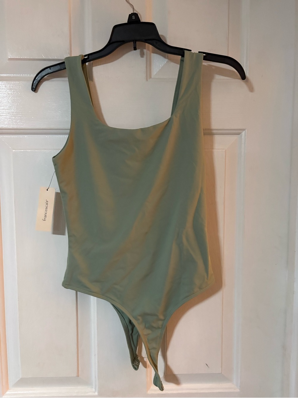 NWT Francesca’s Sage Green Bodysuit